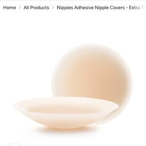 NWT Nippies skin EXTRA - Adhesive Silicone Nipple Covers in crème